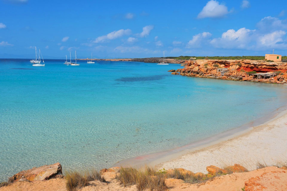 Formentera Beach Guide to Cala Saona beach formentera